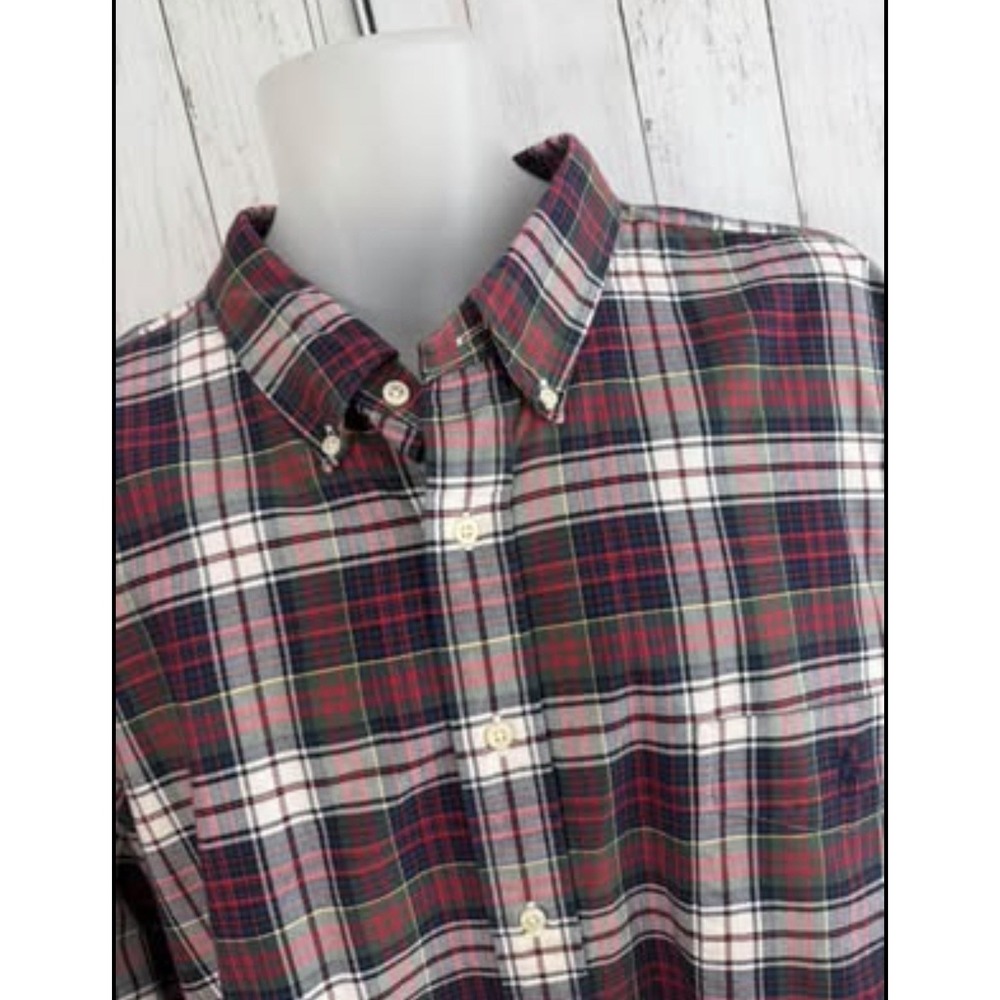 Men's Polo Ralph Lauren Button Down Shirt Plaid Big & Tall 3XB